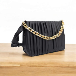 Elegant  Bag with Golden Chain Detailing