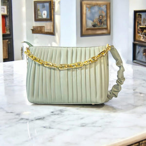 Elegant  Bag with Golden Chain Detailing